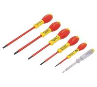 0-65-441 Set : Tournevis Nombre : 6 Set contient : Testeur de tension STANLEY