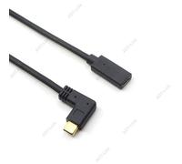 0.6M Angled Câble d'extension USB 3.1 Type C coudé mâle à USB-C femelle, cordon de données 0.3M 0.6M 1 M 1.8M 6ft