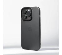 0.7 Mm Ultra Mince Sablage Givré Mat Dur Pc Étui Pour Iphone 17 16 Pro Max 15 14 Plus 13 12 Simple Transparent Hd Couverture.Matte Pc Black.For Iphone 12