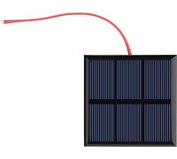 0,7 W 1,5 V Mini panneau solaire portable Bricolage Module d'alimentation Chargeur pour batterie 1,2 V avec fil 70 * 70 mm