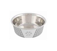 Trixie Bol en Acier Inoxydable avec Silicone