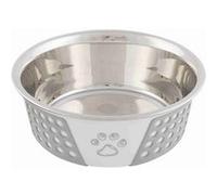 Trixie Bol en Acier Inoxydable avec Silicone