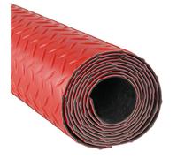 0.8 × 1.5m Tapis de Garage, Revêtement de Sol PVC en Rouleau avec Motif de Diamant, Protection sous Voiture, Idéal pour Garage, Remorque, Atelier, Résistant à l'eau et aux Taches