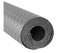0.8 × 3m Tapis de Garage, Revêtement de Sol PVC en Rouleau avec Motif de Diamant, Protection sous Voiture, Idéal pour Garage, Remorque, Atelier, Résistant à l'eau et aux Taches