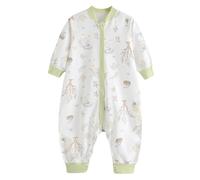 0-8 Years, Baby Girl Clothes Long Sleeve Romper 1 Piece Jumpsuit Floral Button Down Full Length Fall Winter Infant Outfits (Light Green, 6-8 Years)