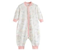 0-8 Years, Baby Girl Clothes Long Sleeve Romper 1 Piece Jumpsuit Floral Button Down Full Length Fall Winter Infant Outfits (3-4 Years)
