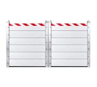 0.83 x 1.2m BarrièRe Anti-Inondation BarrièRes de Protection Contre Les Inondations pour Garage Aluminium BarrièRe Anti-Inondation Porte de BarrièRe de Protection Contre Les Inondations