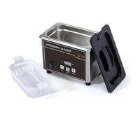 0.8L Machine De Nettoyage À Ultrasons, 35W Machine De Nettoyage En Acier Inoxydable, Nettoyage En Profondeur, Pas De Points Aveugles Pour Enlever La Saleté, Puissance Constante, Fréquence Fixe, Temps