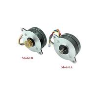 0.9 Degree 36mm Round Thin Stepper electronic starter 2-Phase 4-Wire Stepping electronic starter 5mm Shaft Pulley for 3D Printer CNC Robot RUAJOGYNVM(Model A)