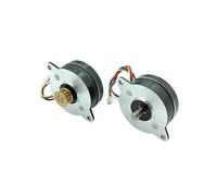 0.9 Degree 36mm Round Thin Stepper electronic starter 2-Phase 4-Wire Stepping electronic starter 5mm Shaft Pulley ICXLPMC(Model B)
