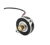 0.9 Degree 36MM Stepper electronic starter DC 12V 2-Phase 4-Wire Round Thin Stepping electronic starter 13 Teeth MXL Pulley Wheel DIY 3D Printer CNC Robot ICXLPMC