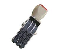 0-9 Numéro Stamp Ajusté Offable Stamp Numéro Plastique Rouleau Modifiable Date D'activité Business Business Office Changeable