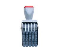 0-9 Numéro Stamp Ajusté Offable Stamp Numéro Plastique Rouleau Modifiable Date D'activité Business Business Office Changeable