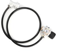 0-90PSI Mini régulateur de gaz CO2 5/16in Gas Line Assembly Pressure Gauge Ball Lock Accessory Kit