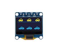 0.96 inch OLED Display Module for Raspberry Pi 4B+ 4B 3B+ 3B 2B+ Zero W WH 2W Ardui STM32 28×64 SPI / I2C Communication (Yellow Blue)