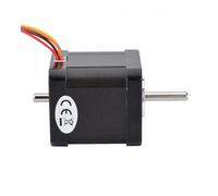 0.9deg Dual Shaft Nema 17 Stepper electronic starter Unipolar 48mm 32Ncm(45.3oz.in) 0.4A 6 Wires for CNC 3D Printer ICXLPMC