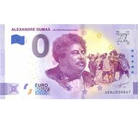 0 Euro Note France 2021 · Alexandre Dumas · Les Trois Mousquetaires · Souvenir zéro € Billet de Banque