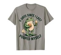 0 Jours Depuis la dernière Fois Que Je me suis Fait Caca Meme T-Shirt