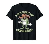 0 Jours Depuis la dernière Fois Que Je me suis Fait Caca Meme T-Shirt