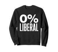 0 Libéral Tshirt Américain USA Anti-Libéral Républicain Sweatshirt