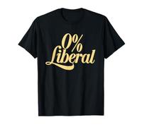0 Libéral Tshirt Américain USA Anti-Libéral Républicain T-Shirt