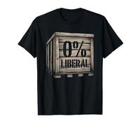 0 Libéral Tshirt Américain USA Anti-Libéral Républicain T-Shirt