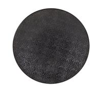 Assiette à dessert en grès D20.5cm noir - Lot de 6 VESUVIO