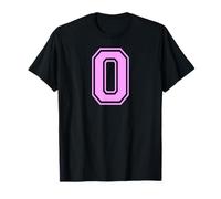 0 Matching Number Zero Sports Varsity College Girl T-Shirt