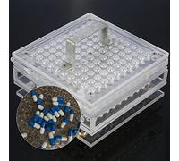 000# 00# 0# 1# 2# 3# 4# 5# 100 Trous Manuel Capsule Filling Machine de Remplissage pour Remplir les Gélule Vitamines Herbal Poudre Remplissage Capsules Végétariennes- Remplisseuse Gélulier the Gélules