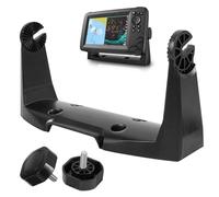 000-11019-001 Support de cardan avec boutons, sûr et pratique pour les opérateurs Support de montage de rechange pour modèles tactiles Lowrance HDS-7, noir