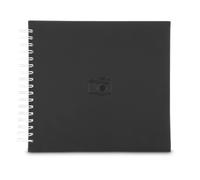 [00007500] Hama Album à spirale "Signs", 28 x 24 cm, 50 pages blanches, noir