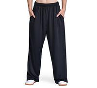 001,L,Pantalon Tai Chi Kung Fu Arts Martiaux Qi Gong Wing Chun Shaolin Pantalon D'entraînement Soie De Lait Doux Respirant Confortable Unisexe Yoga Survêtement Maison Culotte Bouffante