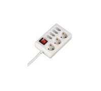 [00108848] Hama Bloc multiprises à 7 sorties, avec interrupteur, 1,4 m, Blanc