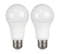 Ampoule LED - E27 1521 lm - 12 W - Remplace 100 W - Blanc chaud, lot de 2
