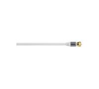 00127203 câble coaxial 5 m Blanc