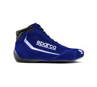 001295 Sparco Bottines Chaussures Slalom 2022 Homologué Fia Bleu Racing