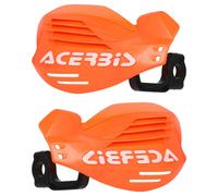 0013709.014.016 Paire De Pare-Brise Ventilés Moto Enduro X-Force Orange Fluo 16