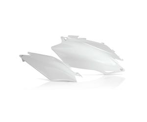 0015706.030 PAIRES De Flancs Arrières Pour Honda CRE 450 F 2011-2012 BLANC