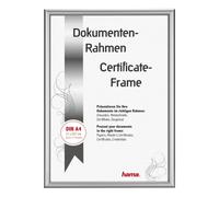 [00175882] Hama Cadre en aluminium "Detroit", argenté, 21 x 29,7 cm