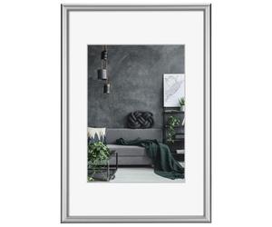[00175891] Hama Cadre en aluminium "Detroit", argenté, 70 x 100 cm