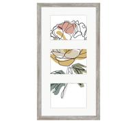 [00175975] Hama Pêle-mêle cadres photo en bois "Copenhague", taupe, 25x55cm (...