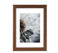 Cadre photo en plastique "Breeze", noisette, 15 x 20 cm