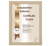 Cadre photo en bois "Waves", chêne, 21 x 29,7 cm