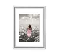 [00193202] Hama Cadre photo en plastique "Swing", argent, 13 x 18 cm