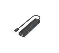 Hama 00200144 hub & concentrateur USB 3.2 Gen 1 (3.1 Gen 1) Type-C 5000 Mbit/s Noir