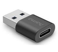 Hama Adaptateur USB-A vers USB-C 3.2 Gen2 10 Gbit/s – Transferts rapides – Garantie 10 ans – Noir