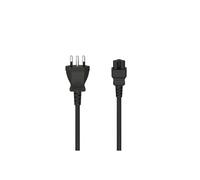 Hama 00200745 câble électrique Noir 1,5 m Prise d'alimentation type L 3 broches