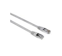 00200917 RJ45 Câble réseau, câble patch CAT 5e F/UTP 5.00 m gris gaine en PVC, torsadé par paire
