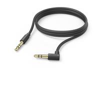 CABLE AUXILIAIRE, 3.5 MM JACK - 3.5 MM JACK, ANGLE 90°, 2M, NOIR