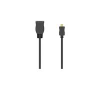 00205168 HDMI Câble adaptateur [1x HDMI femelle - 1x HDMI mâle D Micro] noir 10 cm